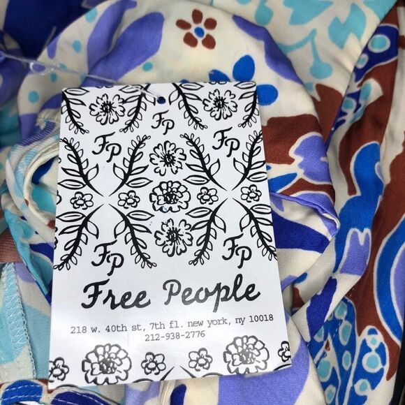 Free People White Kelsey Printed Tank - Picture 10 of 12